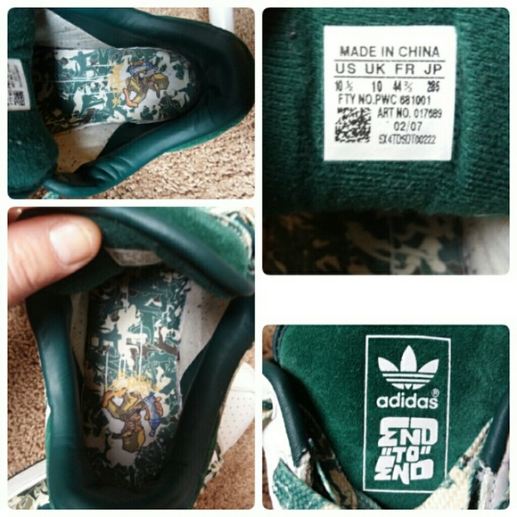 🚫SOLD🚫2007 ADIDAS END TO END GRAFFITI SNEAKERS🕶 - Picture 7 of 7